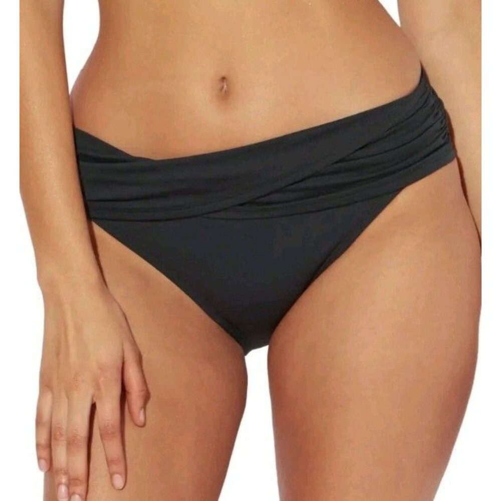 Bleu Rod Beattie Women's Black Bikini Bottom Size 14 NWT Swimwear Bottoms